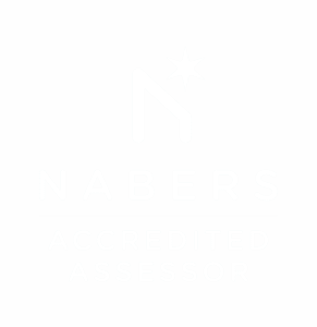 Nabers accredited assessor logo white