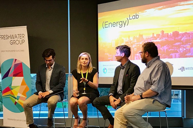 Beth Morris at the Energy Lab event in Western Australia